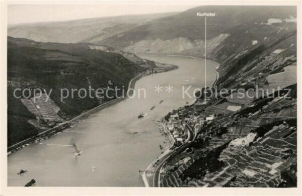 Assmannshausen Kurhaus Rheinpartie