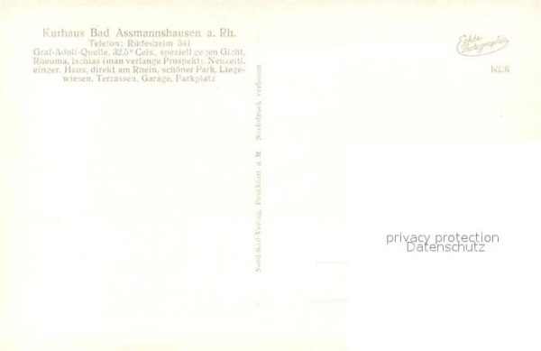 Assmannshausen Kurhaus Rheinpartie – Bild 2