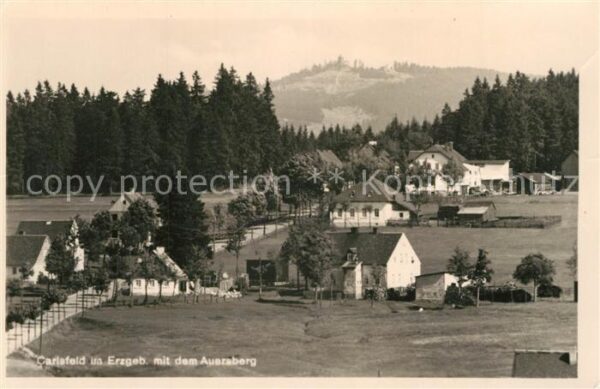 Carlsfeld Erzgebirge mit dem Auersberg