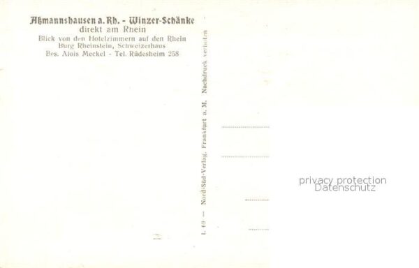 Assmannshausen Winzer Schänke Bootsanlegestelle – Bild 2