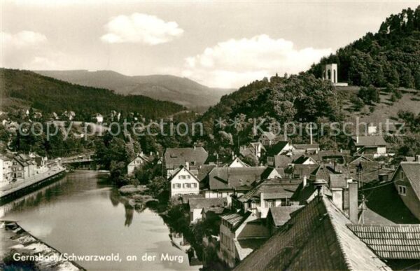 Gernsbach Partie an der Murg