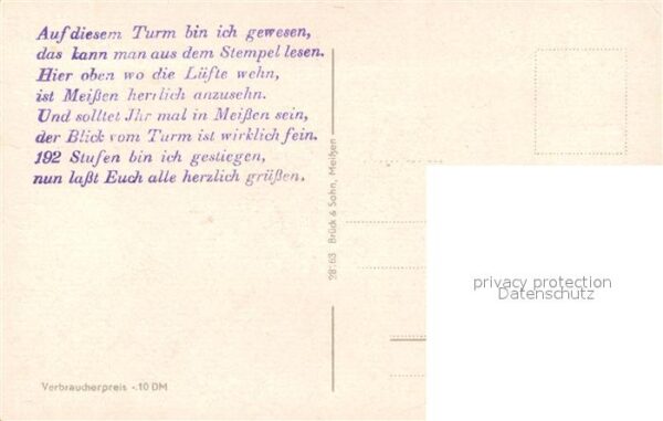 Meissen Elbe Sachsen Frauenkirche Porzellanglockenspiel – Bild 2
