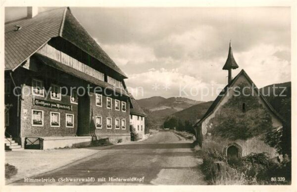 Himmelreich Hoellsteig Gasthaus zum Himmelreich mit Hinterwald