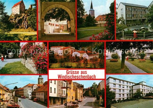 Windischenbach Orts und Teilansichten Park Kirche