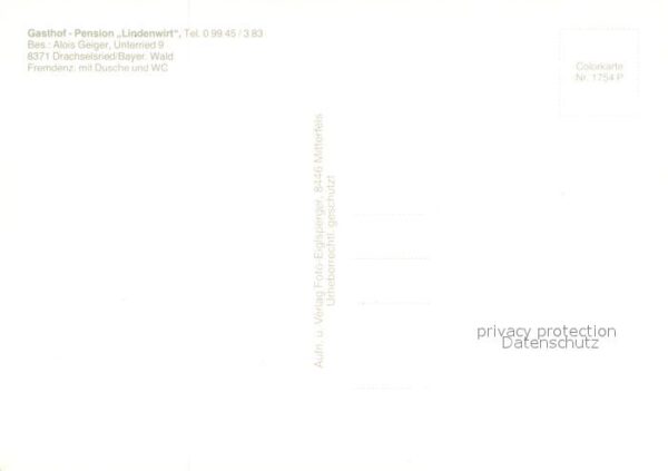 Drachselsried Gasthof Pension Lindenwirt Panorama – Bild 2