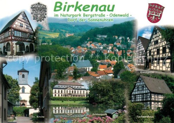 Birkenau Odenwald Altes Rathaus Ev Kirche Schlosspark Kre