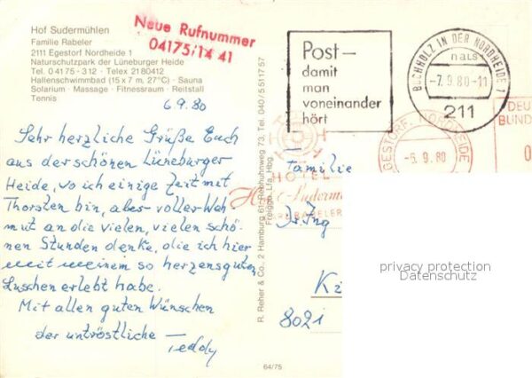 Egestorf Nordheide Hotel Hof Sudermühlen Fliegeraufnahme – Bild 2