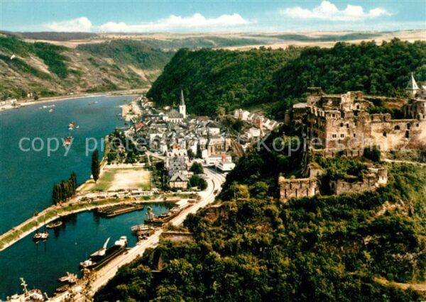 St Goar Burg Rheinfels Rheinpartie
