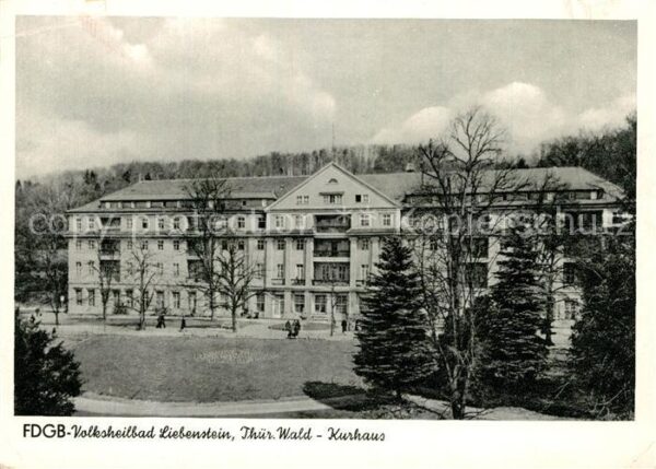 Bad Liebenstein FDGB Volksheilbad Kurhaus