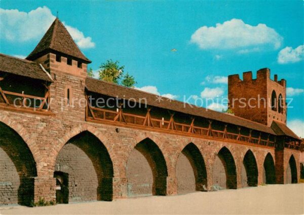 Worms Rhein Alte Stadtmauer mit Lutherpförtchen