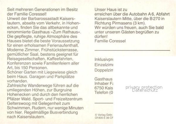 Hohenecken Gasthaus Zum Rathaus Gaststube Panorama – Bild 2