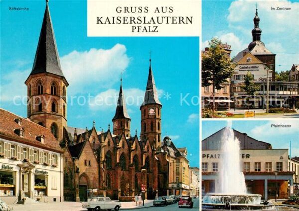 Kaiserslautern Stiftskirche Im Zentrum Pfalztheater