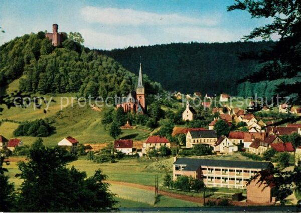 Hohenecken Kirche und Burg