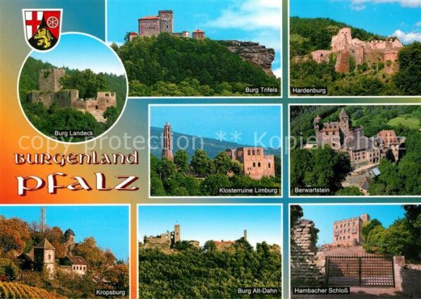 Rheinland Pfalz Burg Landeck Burg Trifels Hardenburg Kl