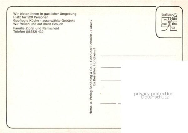 Hundheim Offenbach-Hundheim Speiserestaurant Zur Einsamkeit Brunnen – Bild 2