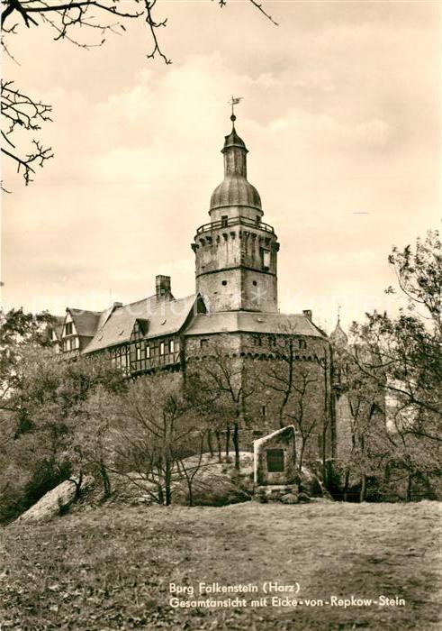 Falkenstein Harz Burg Falkenstein mit Eicke von Repkow S