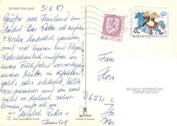 Suomi Finnland Fliegeraufnahme – Bild 2