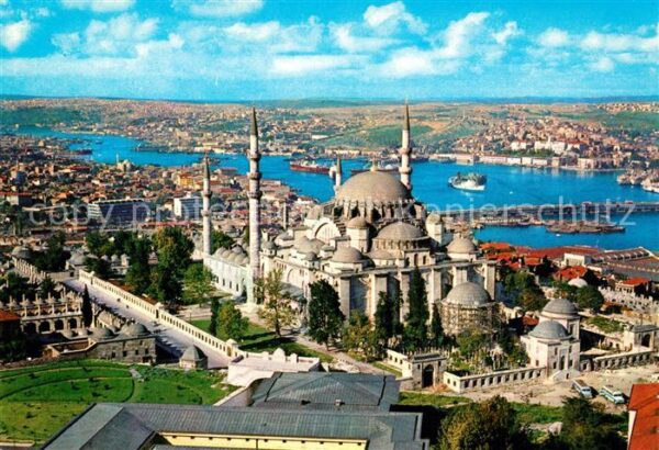 Istanbul Constantinopel Suleymaniye und Goldenes Horn
