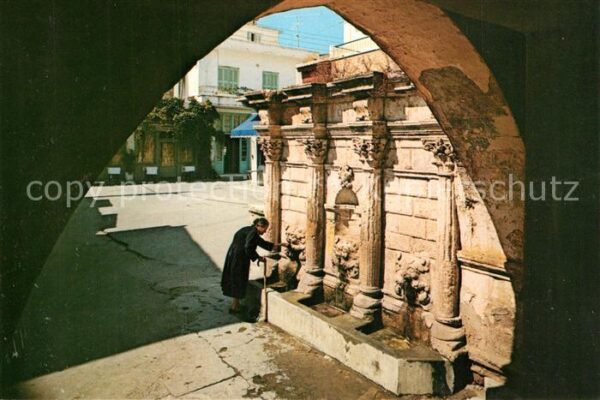 Rethymnon Kreta Ortsmotiv Brunnen
