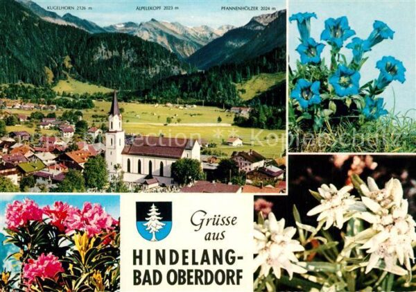 Hindelang mit Kugelhorn Älpelekopf Pfannenhölzer