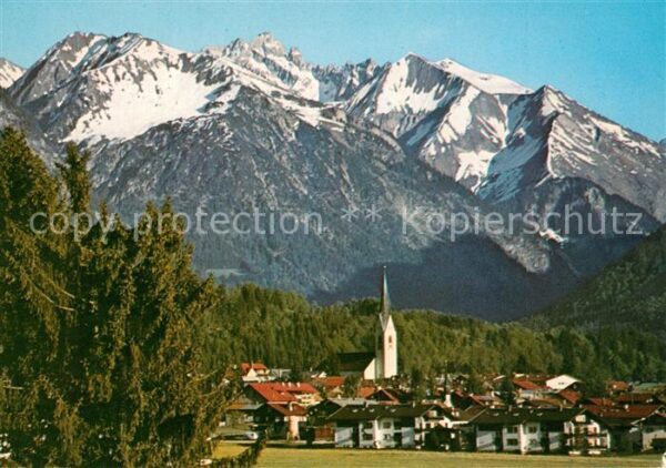 Oberstdorf mit Öfnerspitze Gr Krottenkopf und Fürs