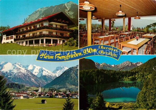 Oberstdorf Heim Bergfrieden Gastraum Panorama See