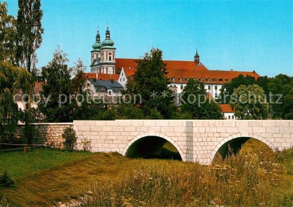 Waldsassen Stiftsbasilika mit Johannis Brücke