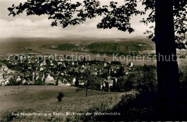 Bad Niederbreisig Panorama Blick von der Wilhelmshöhe