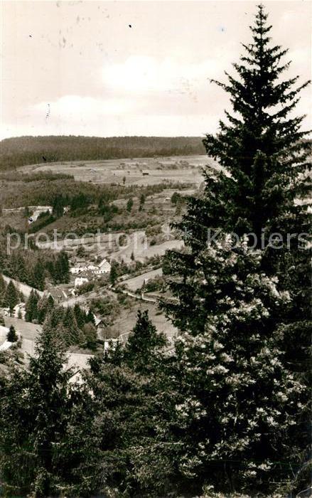 Freudenstadt Blick ins Christofstal Luftkurort Winte