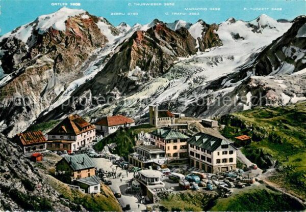 Stilfserjoch Passo dello Stelvio Passo dello Stelvio verso l'Ortles Gebi