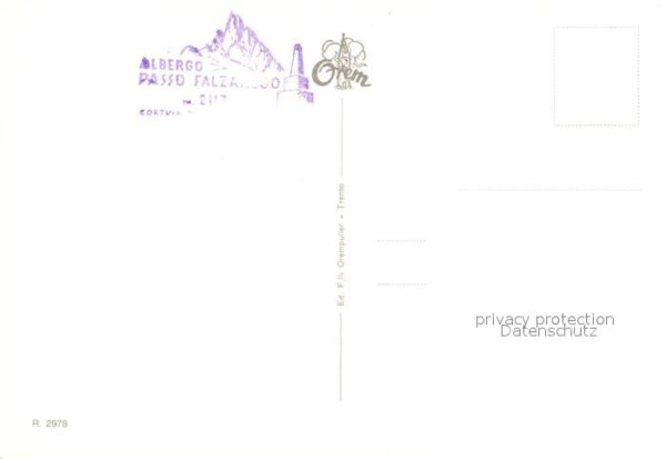 Cortina d Ampezzo Albergo Passo Falzarego Gebirgspanorama – Bild 2