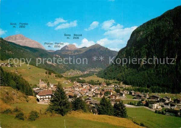 Campitello Fassa Val di Fassa verso il Passo Pordoi Pano