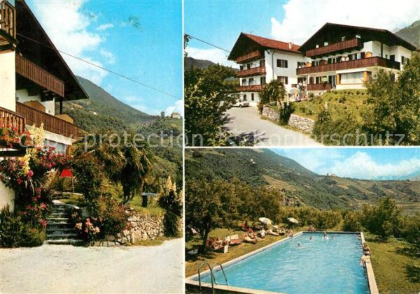 Algund Merano Pension Schönblick Swimming Pool