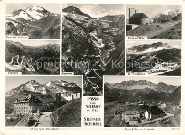 Stilfserjoch Passo dello Stelvio Passo dell Stelvio Albergo Berghotel Ge