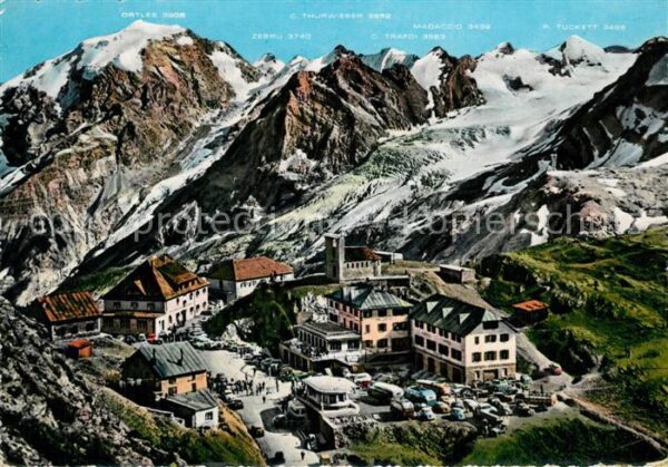 Stilfserjoch Passo dello Stelvio Passo dello Stelvio Berghotels Gebirgsp