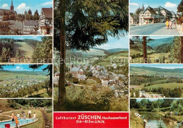 Zueschen Sauerland Panorama Luftkurort Wassertreten Haupts