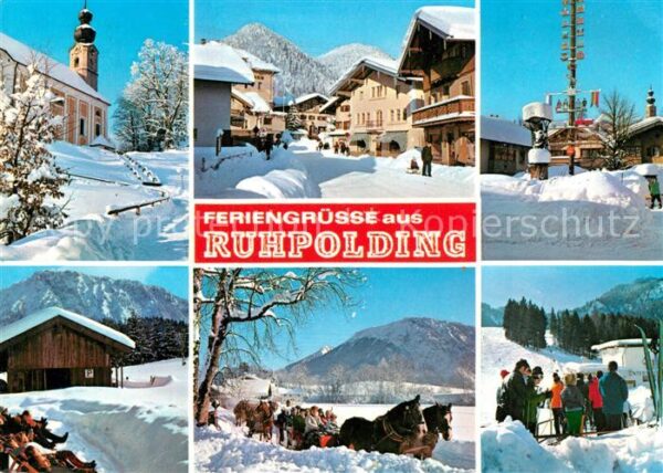 Ruhpolding Winterimpressionen Luftkurort Bayerisch