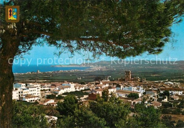 Javea Panorama Pueblo y al fondo Cabo San Mar
