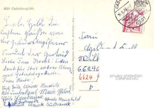 Cadolzburg Teilansichten Fachwerkhäuser Burg – Bild 2