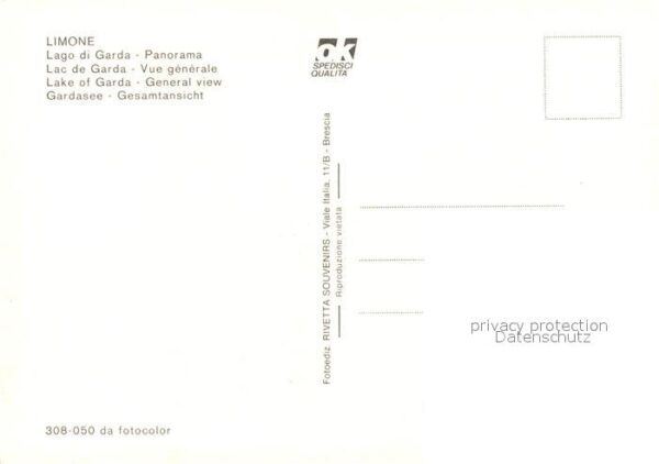 Limone sul Garda Panorama Gardasee Blumen – Bild 2