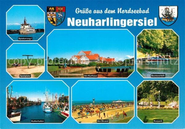 Neuharlingersiel Spiekeroog I Spielplatz Kutterhafen Kur
