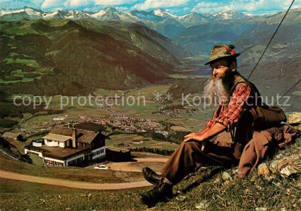 Plan de Corones Kronplatz Blick gegen Zillertaler Alpen