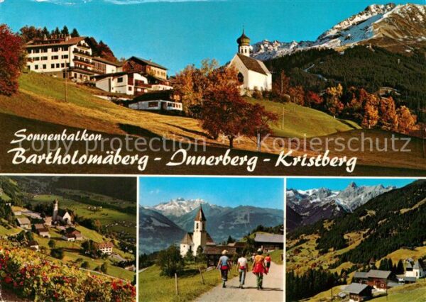 Bartholomaeberg Vorarlberg Innerberg Kristberg Montafon Bergkirche