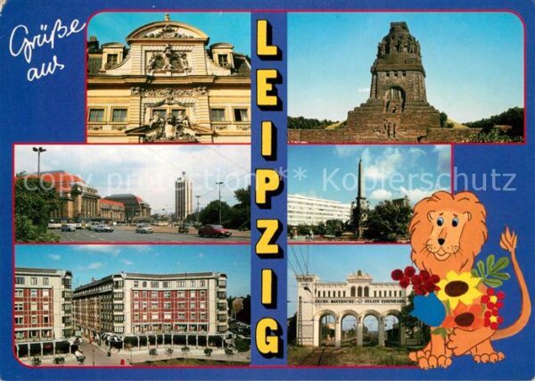 Leipzig Romanushaus Völkerschlachtdenkmal Bahnh