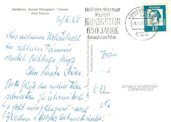 Koenigstein Taunus Altes Rathaus Altstadt Fachwerkhäuser – Bild 2