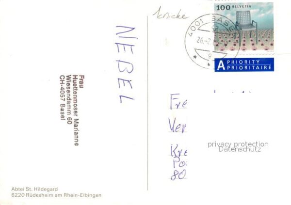 Eibingen Abtei St Hildegard Kloster Kirche Blick – Bild 2
