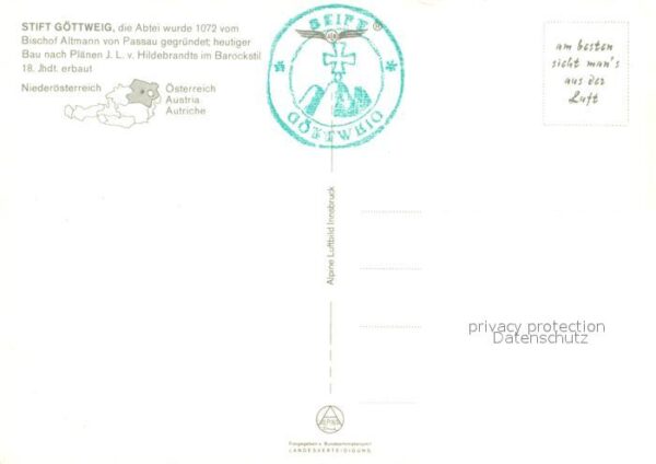 Furth Goettweig Stift Göttweig Fliegeraufnahme – Bild 2