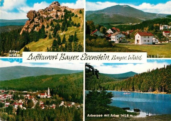 Bayerisch Eisenstein Landschaftspanorama Arber Arbersee Baye