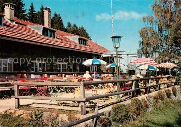 Bad Toelz Waldherralm Berggaststätte Terrasse