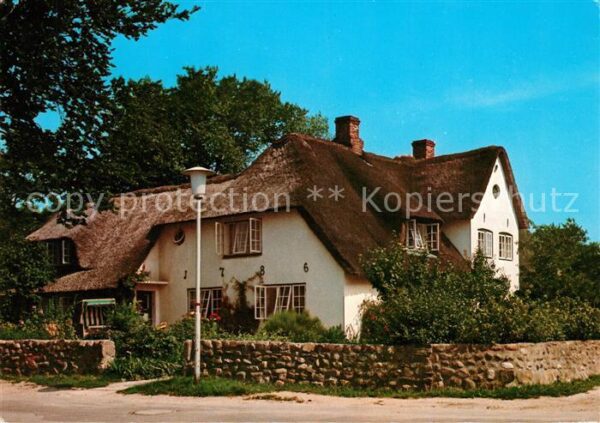 Keitum Sylt Altes Friesenhaus 18. Jhdt.